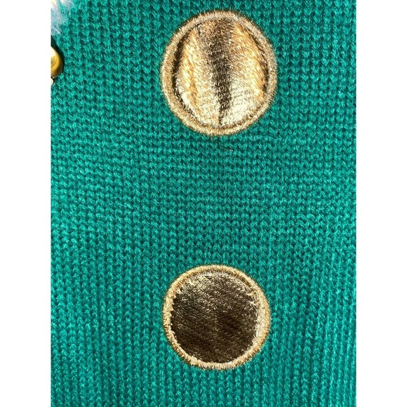 Holiday Time Elf Sweater Party Christmas Dress with Jingle Bells Size 16/18 XL - Picture 5 of 8